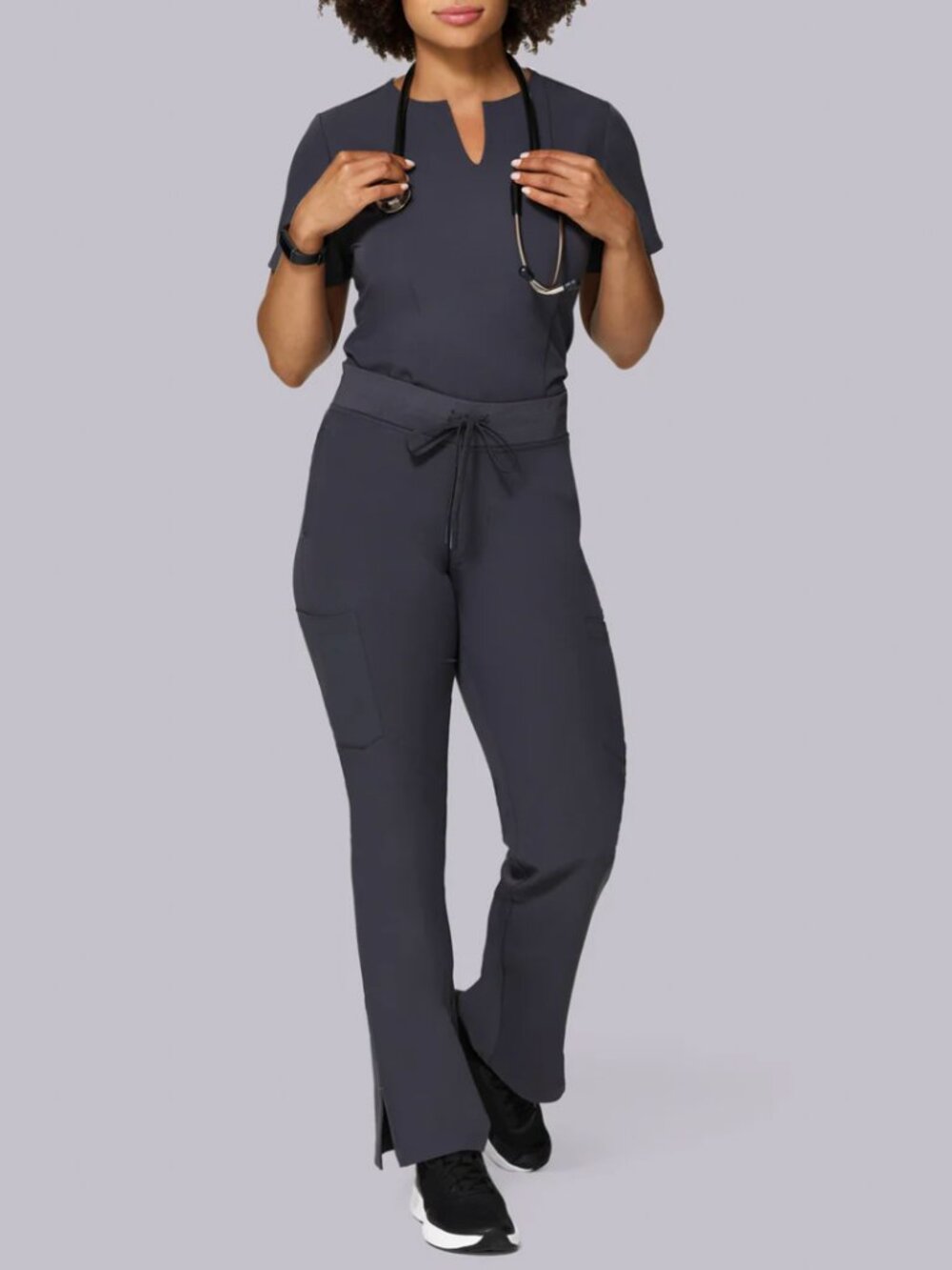 Mandala 9 Pocket Cargo Pants in Pewter - XS / Petite